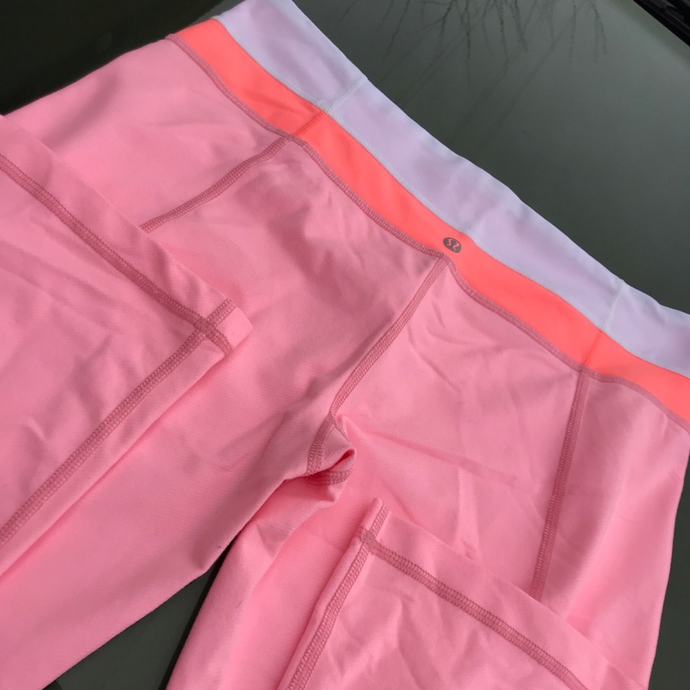 Lululemon Size 10 Regular Neon Pink Wide Leg Pants